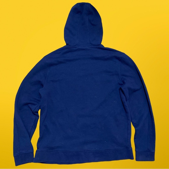 Classic Fila Pullover Hoodie in Navy - Picture 2 of 5